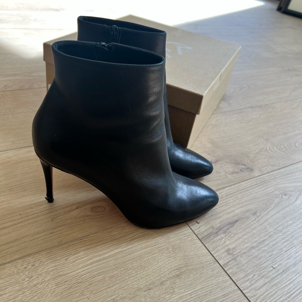 Christian Louboutin Eloise Booty 85 Calf Black